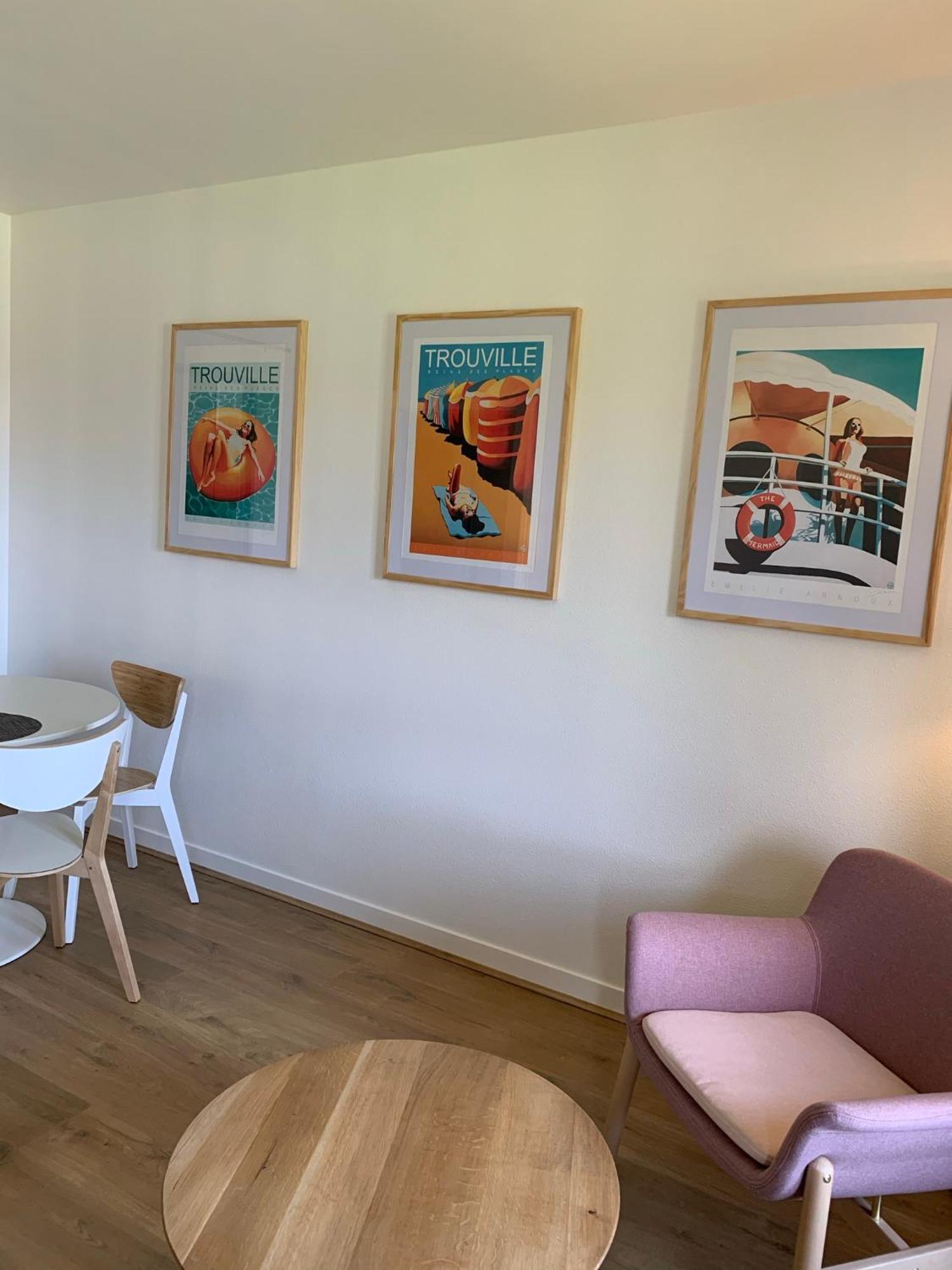 L'Appartement Vue Mer De La Villa Des Rosiers - Trouville Sur Mer Bagian luar foto